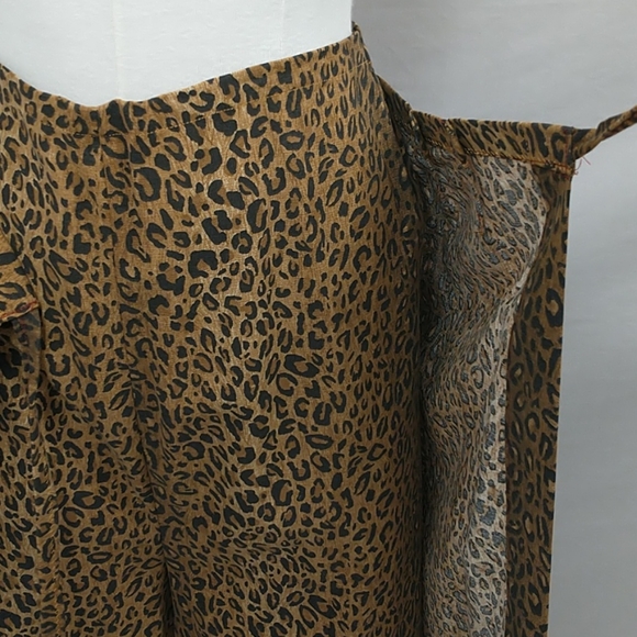Handmade Leopard Wrap Pants Comfortable & Dramatic - Picture 6 of 12